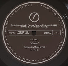 Load image into Gallery viewer, Joy Division - Closer