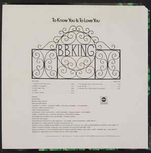 King, B.B. - To Know You Is To Love You
