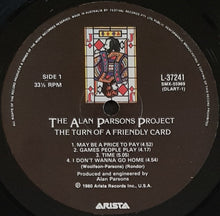 Load image into Gallery viewer, Alan Parsons Project - The Turn Of A Friendly Card