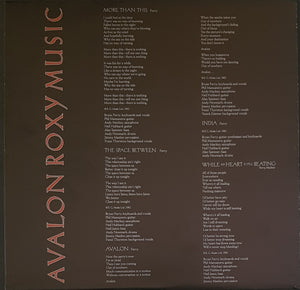 Roxy Music - Avalon