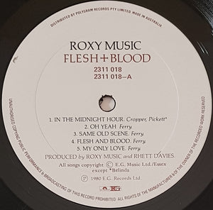 Roxy Music - Flesh + Blood