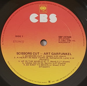 Garfunkel, Art - Scissors Cut
