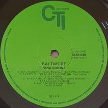 Load image into Gallery viewer, Nina Simone - Baltimore