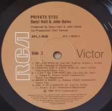 Load image into Gallery viewer, Hall &amp; Oates - Private Eyes