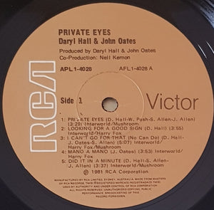 Hall & Oates - Private Eyes