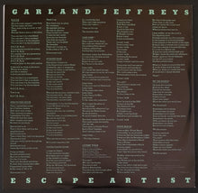 Load image into Gallery viewer, Garland Jeffreys - Escape Artist