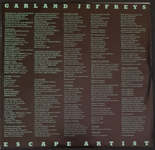 Load image into Gallery viewer, Garland Jeffreys - Escape Artist