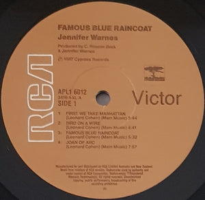 Jennifer Warnes - Famous Blue Raincoat - The Songs of Leonard Cohen