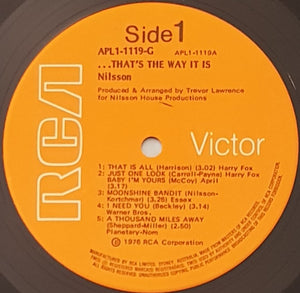 Nilsson - ...That's The Way It Is