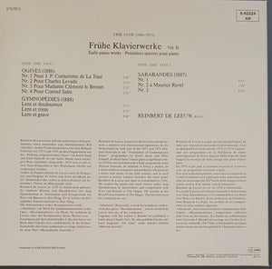 Erik Satie - Fruhe Klavierwerke Vol. II