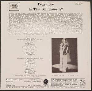 Lee, Peggy - Is That All There Is?