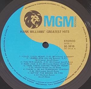Williams, Hank - Hank Williams' Greatest Hits
