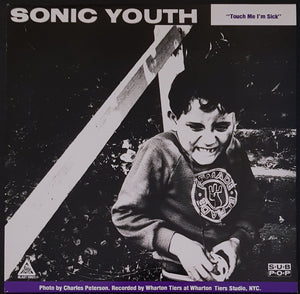 Sonic Youth - Touch Me I'm Sick -  Black, Purple & White Sleeve
