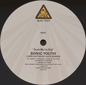 Sonic Youth - Touch Me I'm Sick - Silver, Purple & White Sleeve