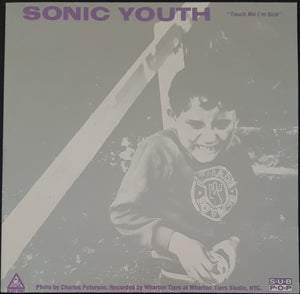 Sonic Youth - Touch Me I'm Sick - Silver, Purple & White Sleeve