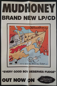 Mudhoney - Every Good Boy Deserves Fudge - Black Print Cloth