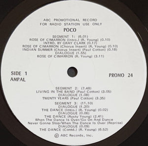 Poco - ABC Promotional Record For Radio Station Use Only