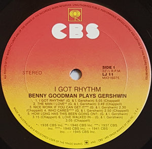 Goodman, Benny - Benny Goodman Plays Gershwin