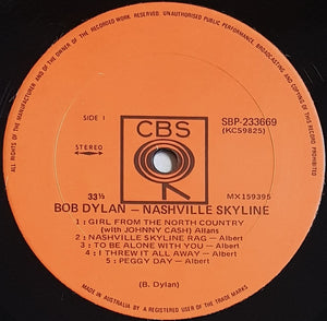 Bob Dylan - Nashville Skyline