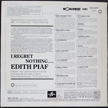 Load image into Gallery viewer, Piaf, Edith - I Regret Nothing