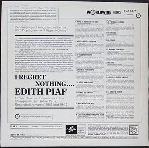 Piaf, Edith - I Regret Nothing
