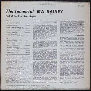 Ma Rainey - The Immortal Ma Rainey