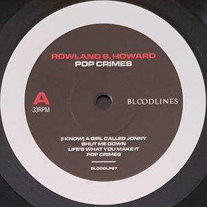 Howard, Rowland S. - Pop Crimes - Reissue