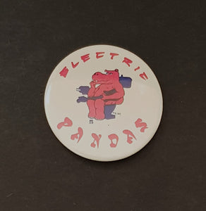 Electric Pandas - Tin Pin Back Badge / Button