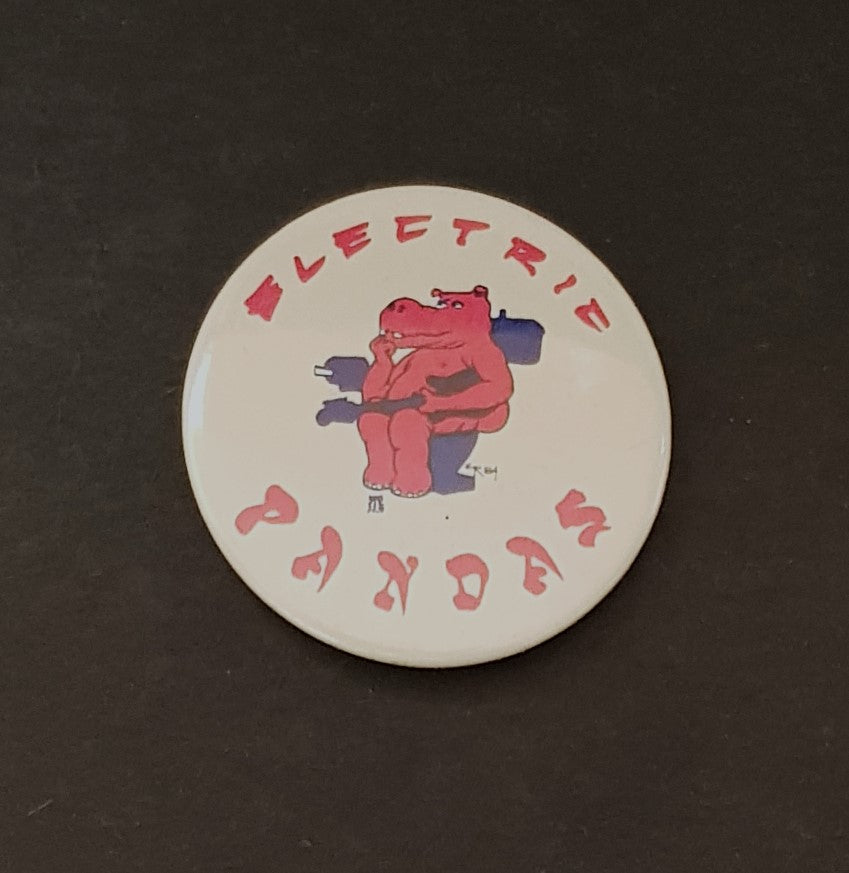 Electric Pandas - Tin Pin Back Badge / Button