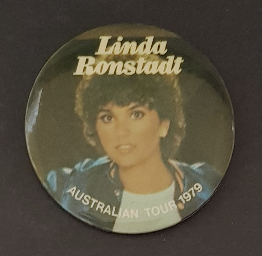 Linda Ronstadt - Australian Tour 1979 - Button