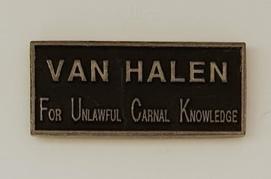 Van Halen - For Unlawful Carnal Knowledge - Pin