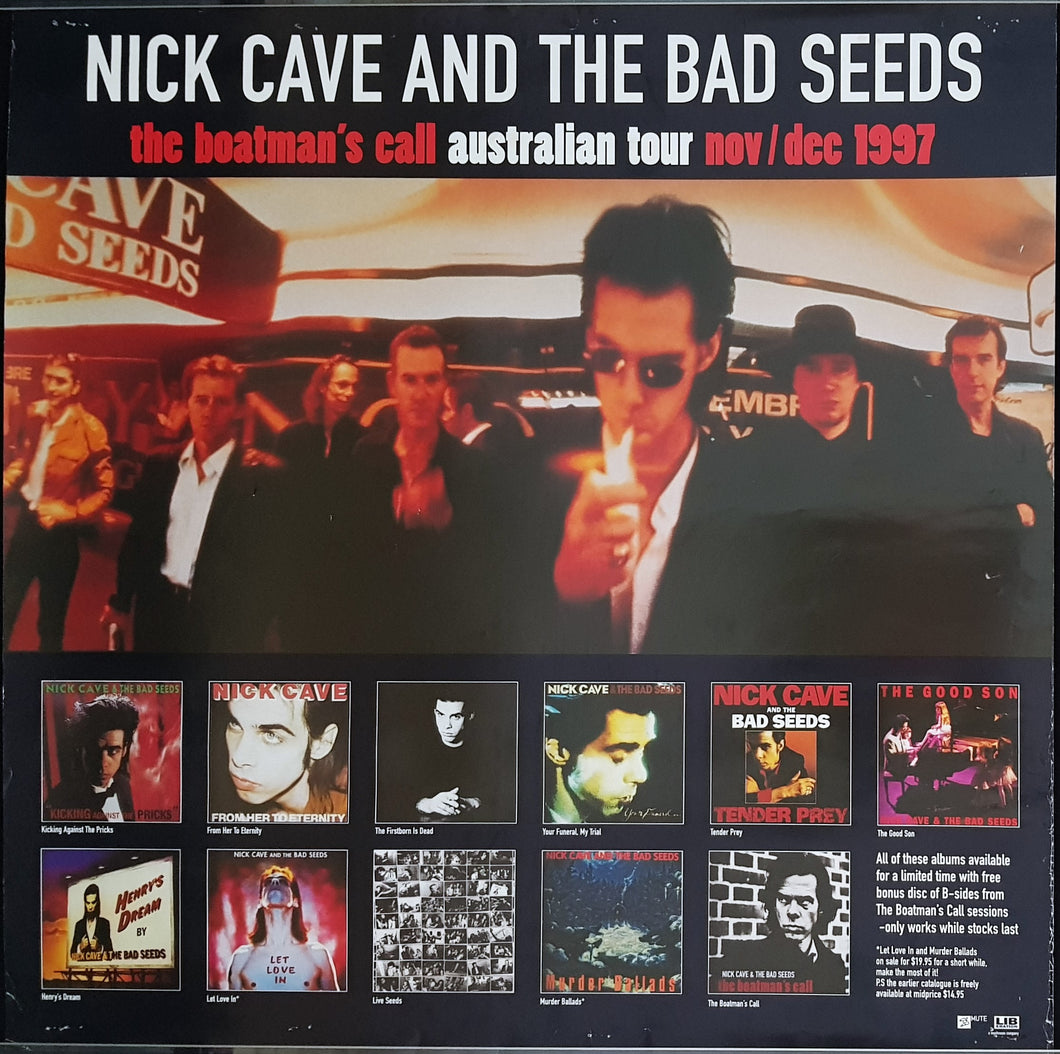 Nick Cave & The Bad Seeds - The Boatman's Call Australian Tour Nov/Dec 1997