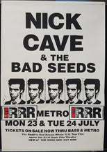 Load image into Gallery viewer, Nick Cave &amp; The Bad Seeds - Metro Mon 23 &amp; Tue 24 July 1990