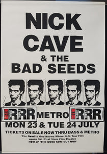 Nick Cave & The Bad Seeds - Metro Mon 23 & Tue 24 July 1990