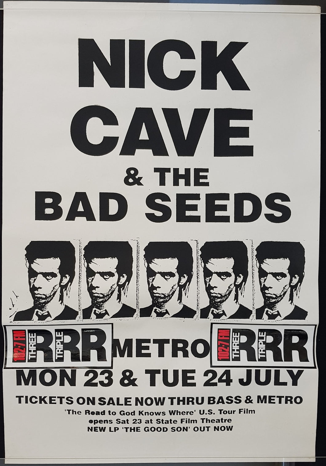 Nick Cave & The Bad Seeds - Metro Mon 23 & Tue 24 July 1990