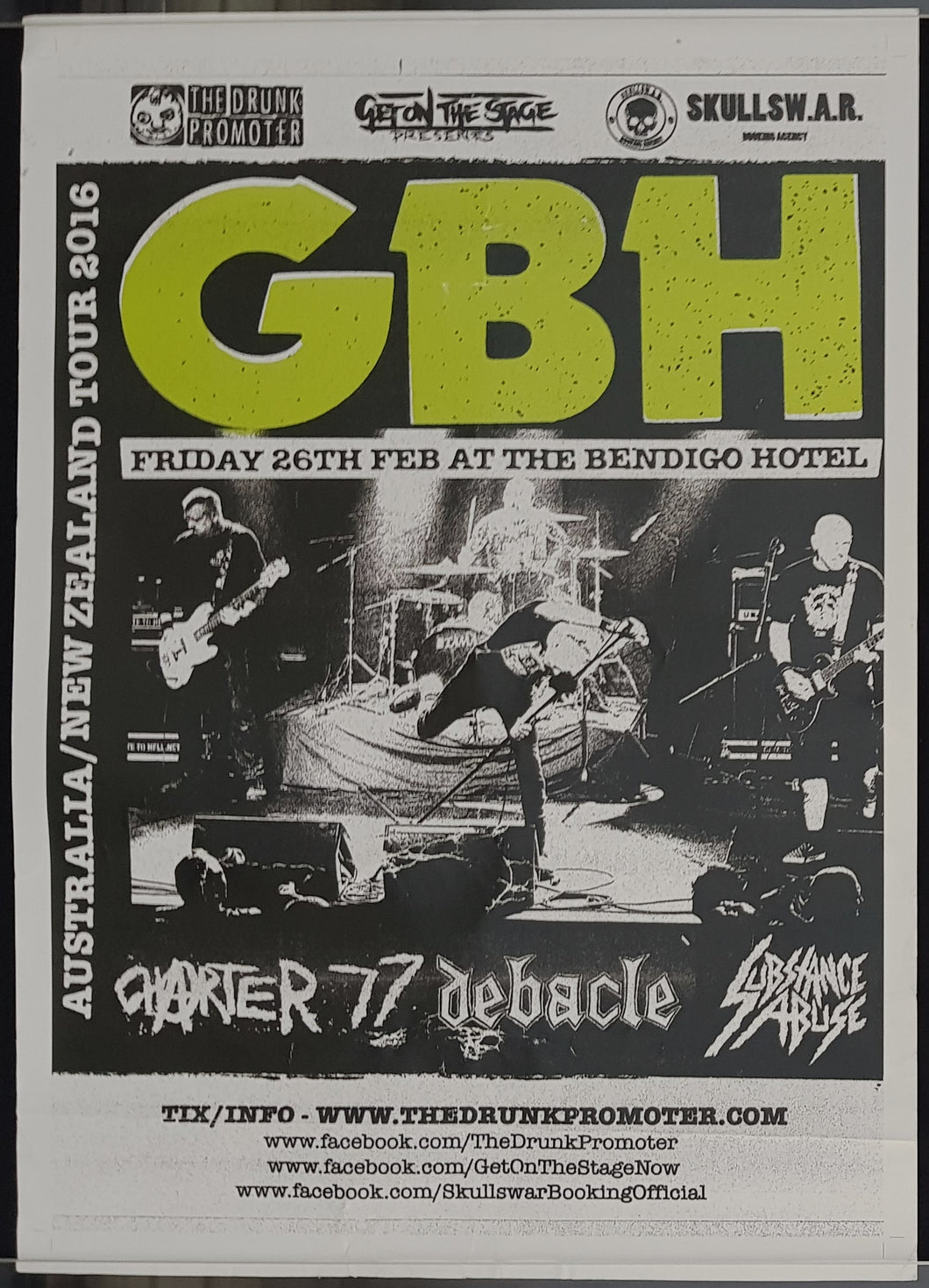 G.B.H - Australia / New Zealand Tour 2016