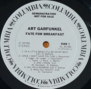 Garfunkel, Art- Fate For Breakfast