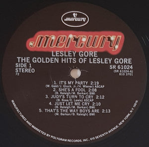 Gore, Lesley - The Golden Hits Of Lesley Gore
