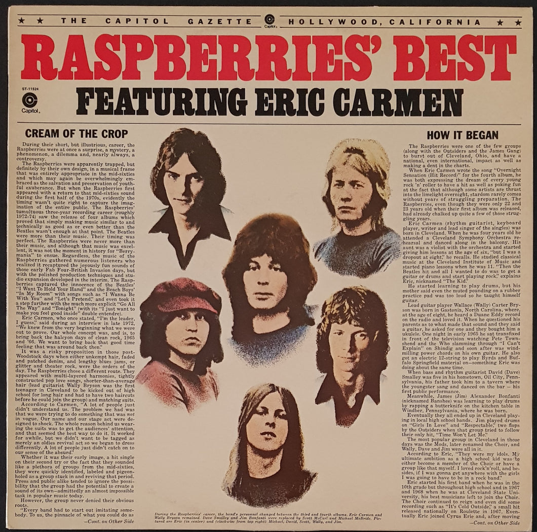 Raspberries - Raspberries' Best - Featuring Eric Carmen