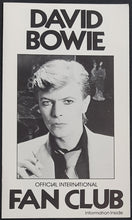 Load image into Gallery viewer, David Bowie - Stage