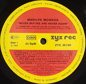 Marilyn Monroe - Never Before And Never Again
