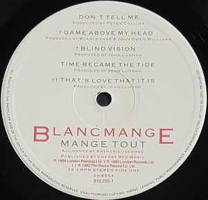 Blancmange - Mange Tout