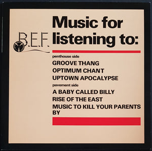 B.E.F. - Music For Listening To