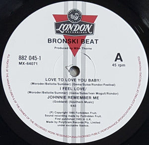 Bronski Beat With Marc Almond- I Feel Love