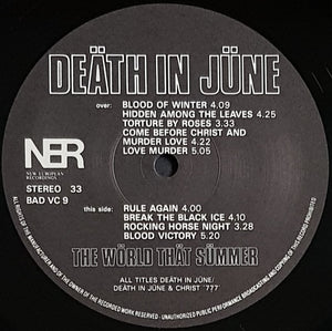 Death In June - The World That Summer