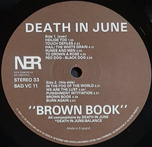 Death In June - Brown Book