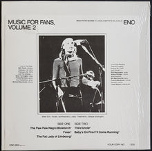 Load image into Gallery viewer, Brian Eno - Music For Fans, Volume 2