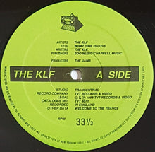Load image into Gallery viewer, KLF - What Time Is Love (Pure Trance 1)