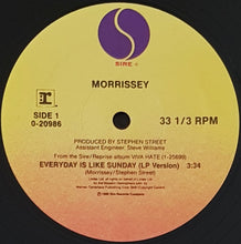 Load image into Gallery viewer, Smiths ( Morrissey)- Everyday Is Like Sunday