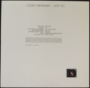 Wire (Colin Newman)- Not To